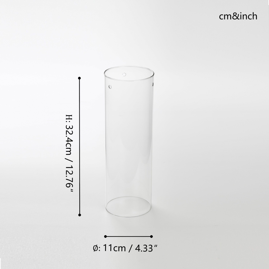 Eglo - Vidrio de repuesto para lámpara de araña PINTO diá. 11 cm Exterior