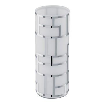 Eglo - Vidrio de repuesto para lámpara de araña y lámpara BAYMAN blanco/cromo brillante