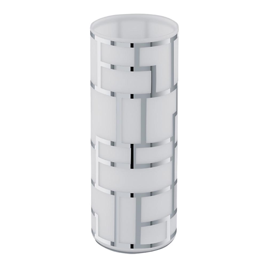 Eglo - Vidrio de repuesto para lámpara de araña y lámpara BAYMAN blanco/cromo brillante