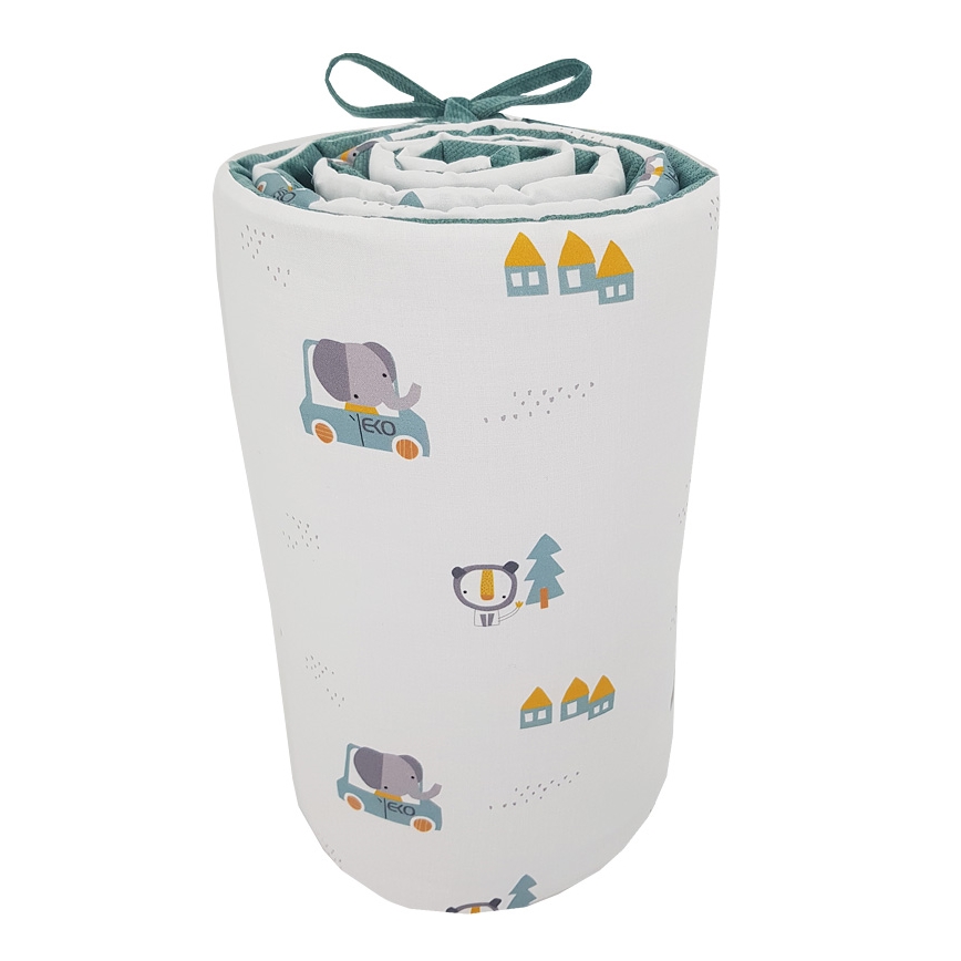 EKO - Barrera de seguridad para cunas CARS 360 cm