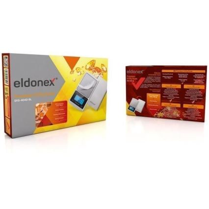 ELDONEX EKS-4040-SL - Báscula de alta precisión 2xCR2032 plata