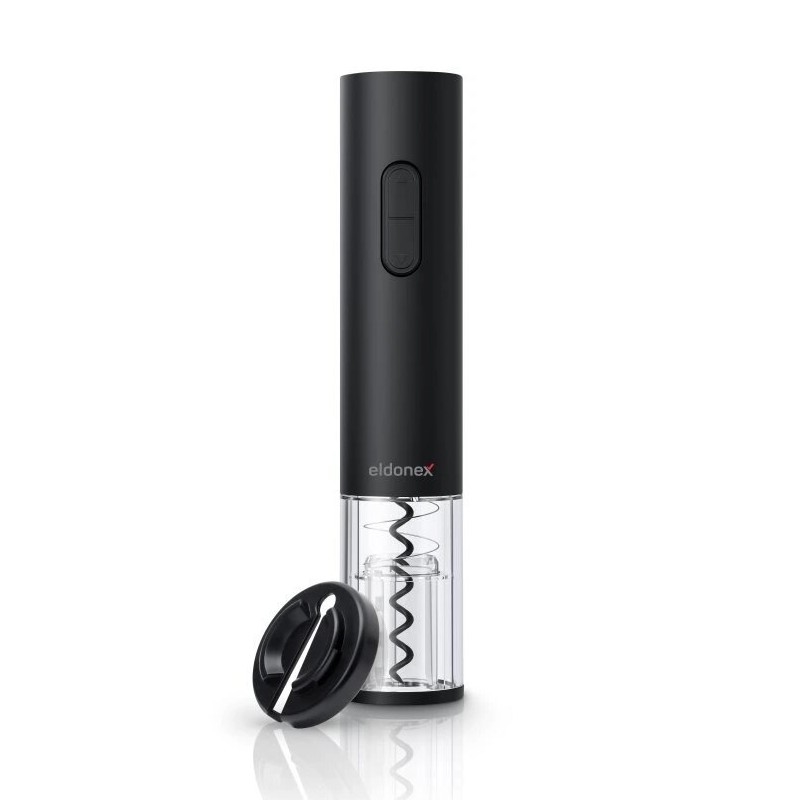 ELDONEX EWO-2100-BK - Sacacorchos eléctrico 4xAA negro