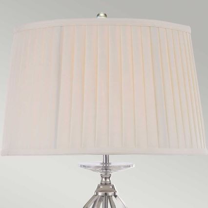 Elstead - Lámpara de mesa AEGEAN 1xE27/60W/230V cromo brillante