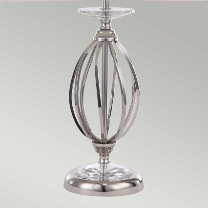 Elstead - Lámpara de mesa AEGEAN 1xE27/60W/230V cromo brillante