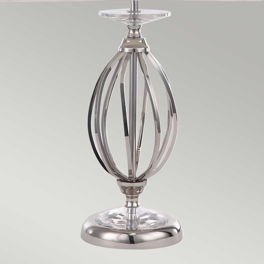 Elstead - Lámpara de mesa AEGEAN 1xE27/60W/230V cromo brillante