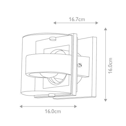 Elstead - Aplique de exterior FRIDA 1xE27/60W/230V IP54