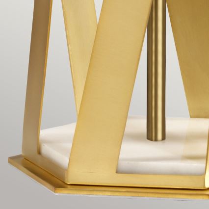 Elstead - Lámpara de mesa APOLLO 1xE27/60W/230V dorado/azul