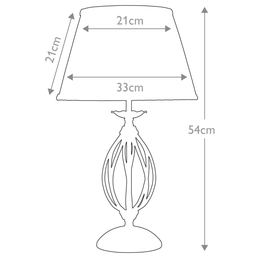 Elstead - Lámpara de mesa ARTISAN 1xE27/60W/230V bronce
