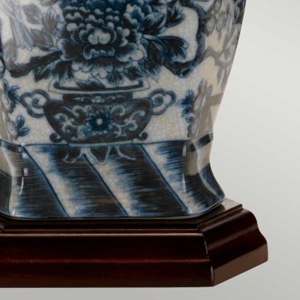 Elstead - Lámpara de mesa AZUL HEX 1xE27/60W/230V
