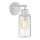 Elstead BATH-MORVAH1-W - Aplique de baño MORVAH 1xE27/60W/230V IP44 blanco