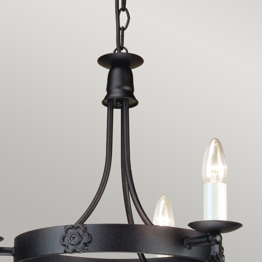 Elstead - Lámpara colgante con cadena BELFRY 3xE14/60W/230V