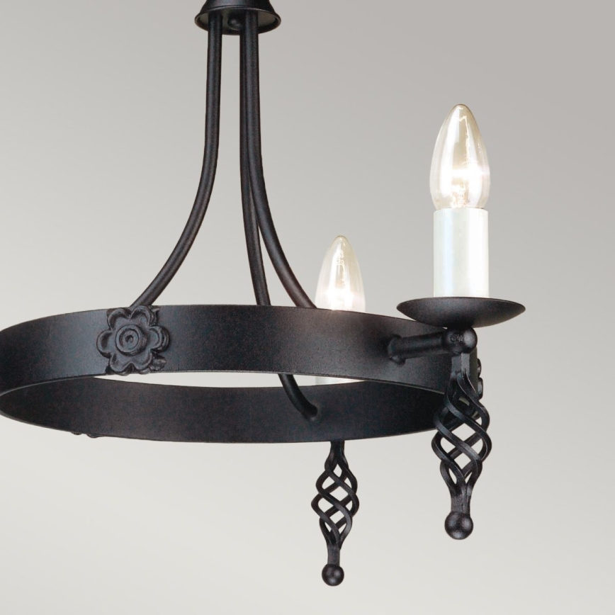Elstead - Lámpara colgante con cadena BELFRY 3xE14/60W/230V