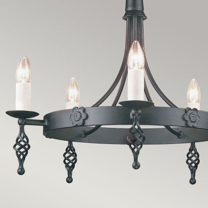 Elstead - Lámpara colgante con cadena BELFRY 5xE14/60W/230V