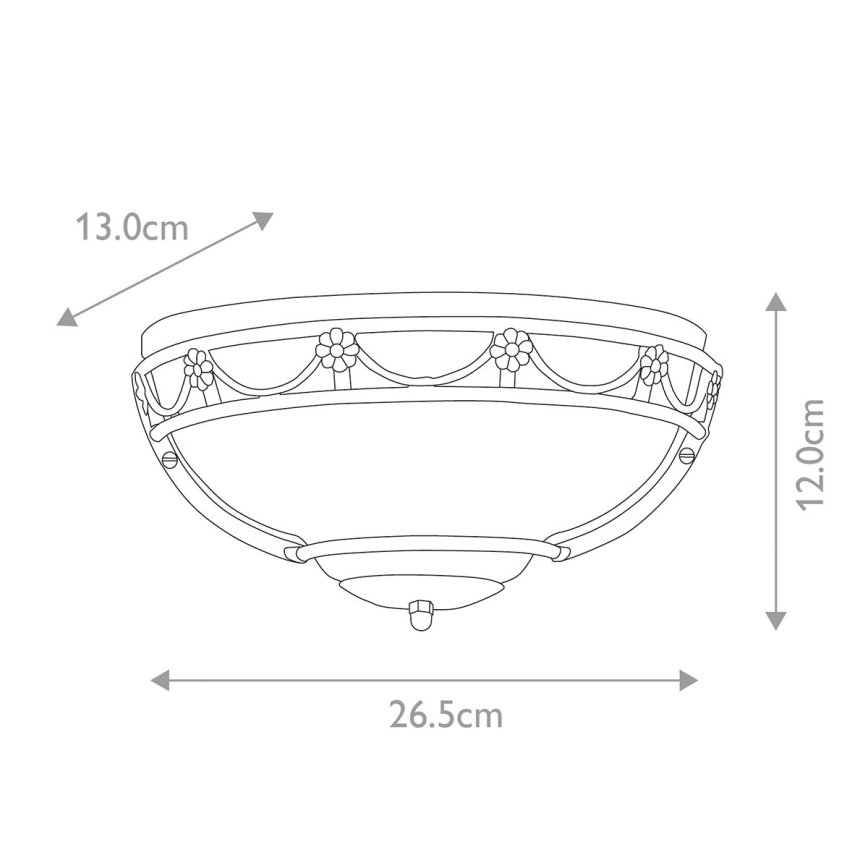 Elstead - Aplique CARISBROOKE 1xE27/60W/230V
