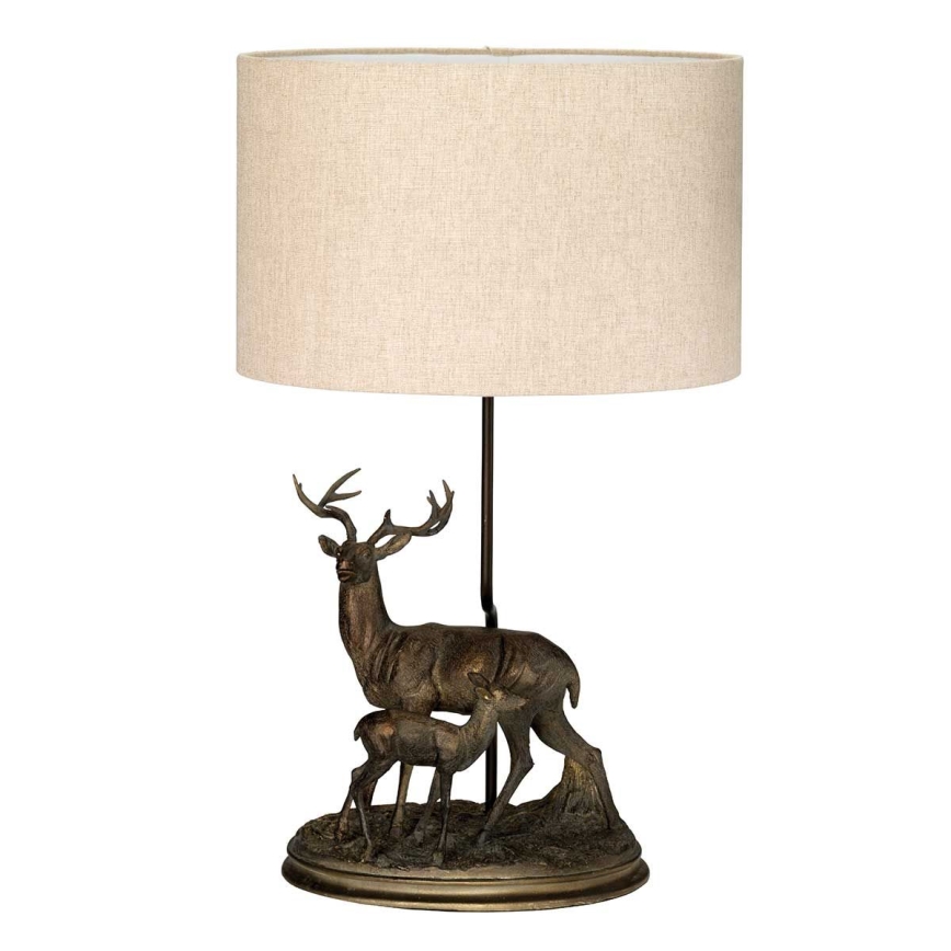 Elstead - Lámpara de mesa AMELIA 1xE27/40W/230V bronce