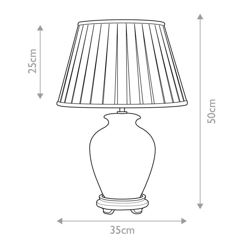 Elstead - Lámpara de mesa SOLING 1xE27/60W/230V