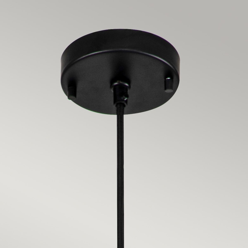 Elstead - Lámpara colgante ETOILE 1xE27/60W/230V diá. 13,3 cm negro