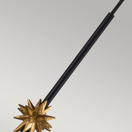 Elstead - Lámpara colgante ETOILE 1xE27/60W/230V diá. 13,3 cm negro
