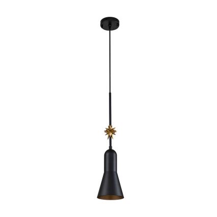 Elstead - Lámpara colgante ETOILE 1xE27/60W/230V diá. 13,3 cm negro