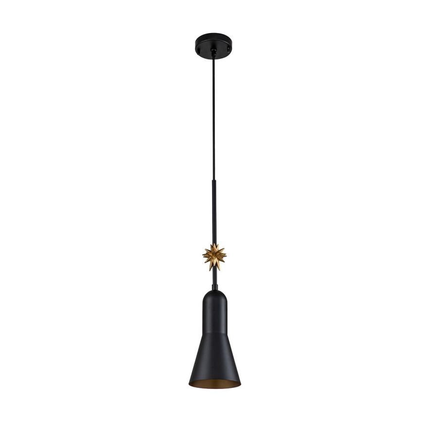 Elstead - Lámpara colgante ETOILE 1xE27/60W/230V diá. 13,3 cm negro