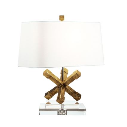 Elstead - Lámpara de mesa JACKSON SQUARE 1xE27/60W/230V
