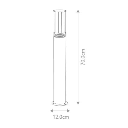 Elstead - Lámpara de exterior HORNSEA 1xE27/40W/230V IP55