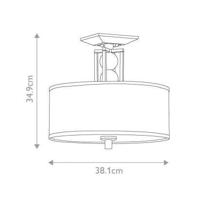 Elstead KL-CELESTIAL-SF - Lámpara de techo CELESTIAL 3xE27/100W/230V