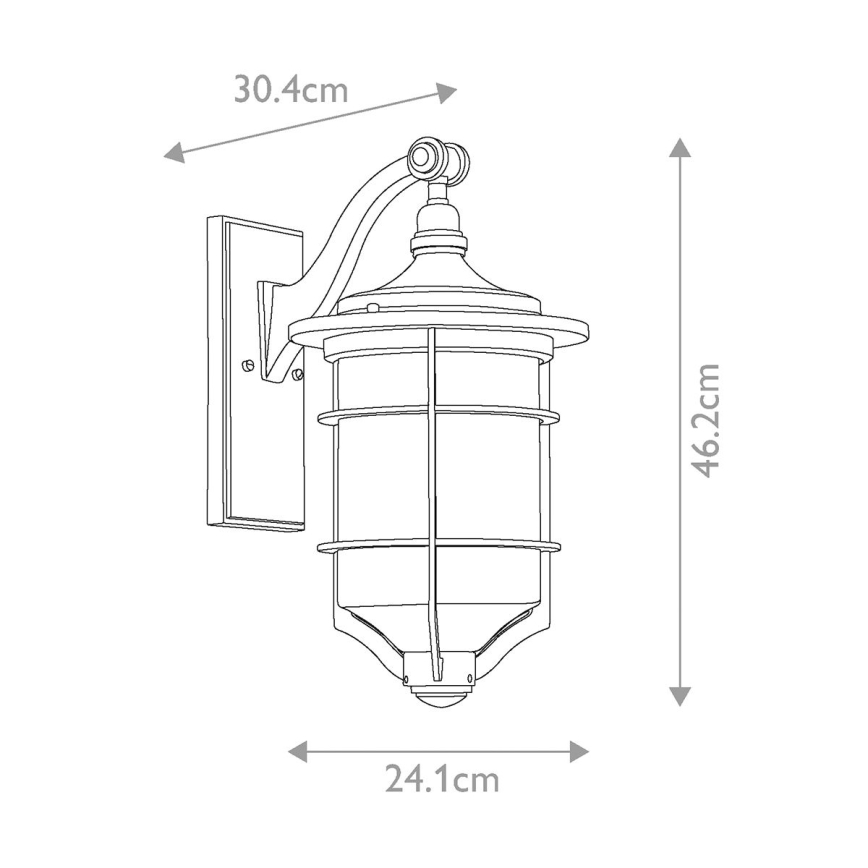 Elstead KL-ROYAL-MARINE2-M - Aplique de exterior ROYAL 1xE27/60W/230V IP44