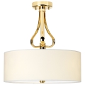 Elstead - Lámpara colgante de baño LED FALMOUTH 1xG9/3W/230V IP44 beige/dorado