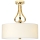 Elstead - Lámpara colgante de baño LED FALMOUTH 1xG9/3W/230V IP44 beige/dorado