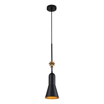 Elstead - Lámpara colgante ETOILE 1xE27/60W/230V diá. 13,3 cm negro