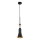 Elstead - Lámpara colgante ETOILE 1xE27/60W/230V diá. 13,3 cm negro