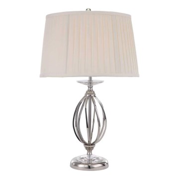 Elstead - Lámpara de mesa AEGEAN 1xE27/60W/230V cromo brillante