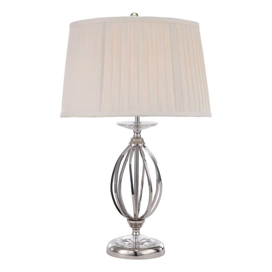 Elstead - Lámpara de mesa AEGEAN 1xE27/60W/230V cromo brillante