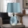 Elstead - Lámpara de mesa LED LENA 1xE27/60W/230V + 1xGU10/7W 60,5 cm azul