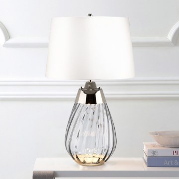 Elstead - Lámpara de mesa LED LENA 1xE27/60W/230V + 1xGU10/7W 60,5 cm blanco