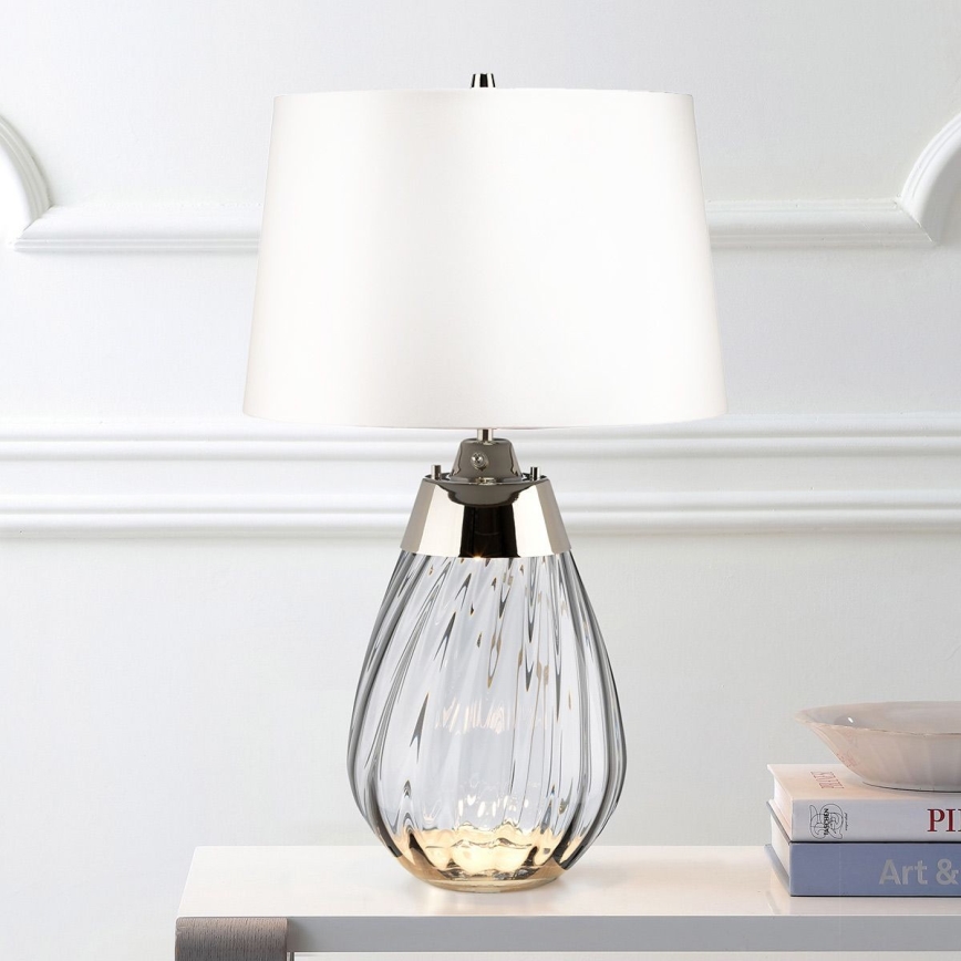 Elstead - Lámpara de mesa LED LENA 1xE27/60W/230V + 1xGU10/7W 60,5 cm blanco