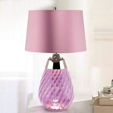 Elstead - Lámpara de mesa LED LENA 1xE27/60W/230V + 1xGU10/7W 60,5 cm rosa