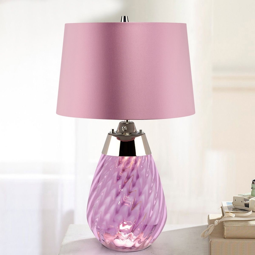 Elstead - Lámpara de mesa LED LENA 1xE27/60W/230V + 1xGU10/7W 60,5 cm rosa