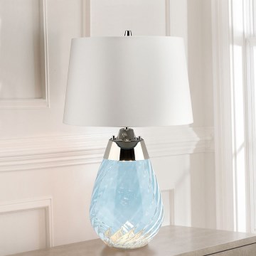 Elstead - Lámpara de mesa LED LENA 1xE27/60W/230V + 1xGU10/7W 60,5cm azul/blanco