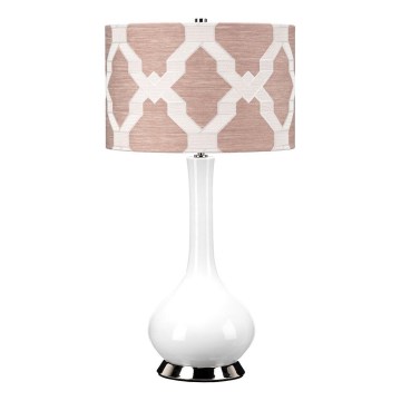 Elstead - Lámpara de mesa MILO 1xE27/60W/230V rosa