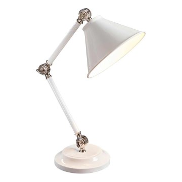 Elstead - Lámpara de mesa PROVENCE ELEMENT 1xE27/60W/230V blanco