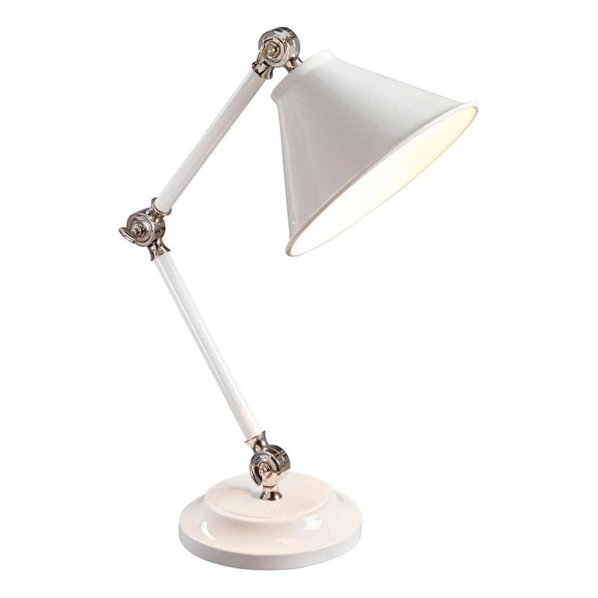 Elstead - Lámpara de mesa PROVENCE ELEMENT 1xE27/60W/230V blanco
