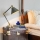 Elstead - Lámpara de mesa PROVENCE ELEMENT 1xE27/60W/230V gris