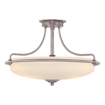 Elstead - Lámpara de techo GRIFFIN 4xE27/100W/230V cromo mate