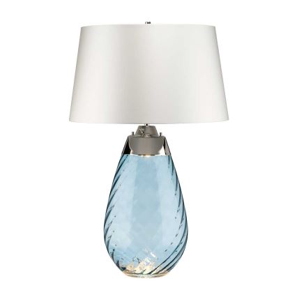 Elstead - Lámpara de mesa LED LENA 1xE27/40W/230V + 1xGU10/7W 74 cm azul/blanco