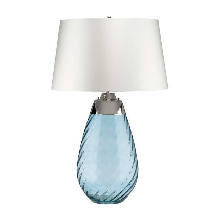 Elstead - Lámpara de mesa LED LENA 1xE27/40W/230V + 1xGU10/7W 74 cm azul/blanco