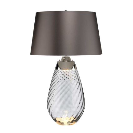 Elstead - Lámpara de mesa LED LENA 1xE27/40W/230V + 1xGU10/7W 74 cm gris
