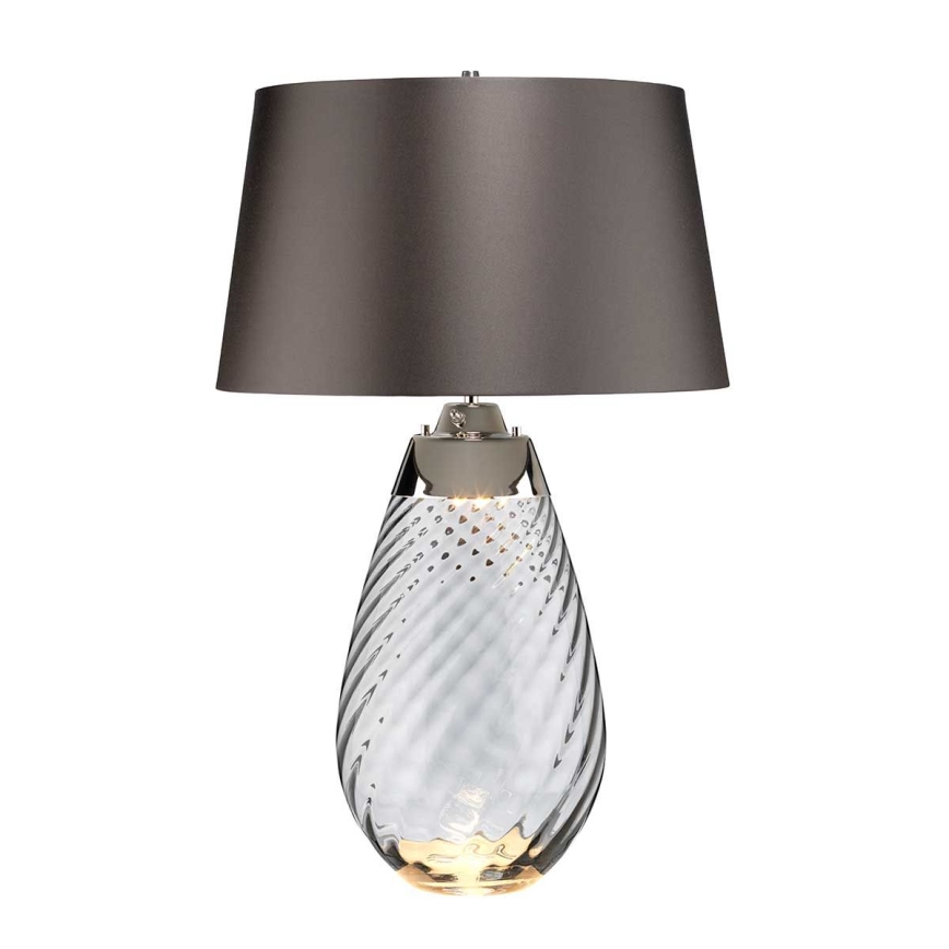 Elstead - Lámpara de mesa LED LENA 1xE27/40W/230V + 1xGU10/7W 74 cm gris