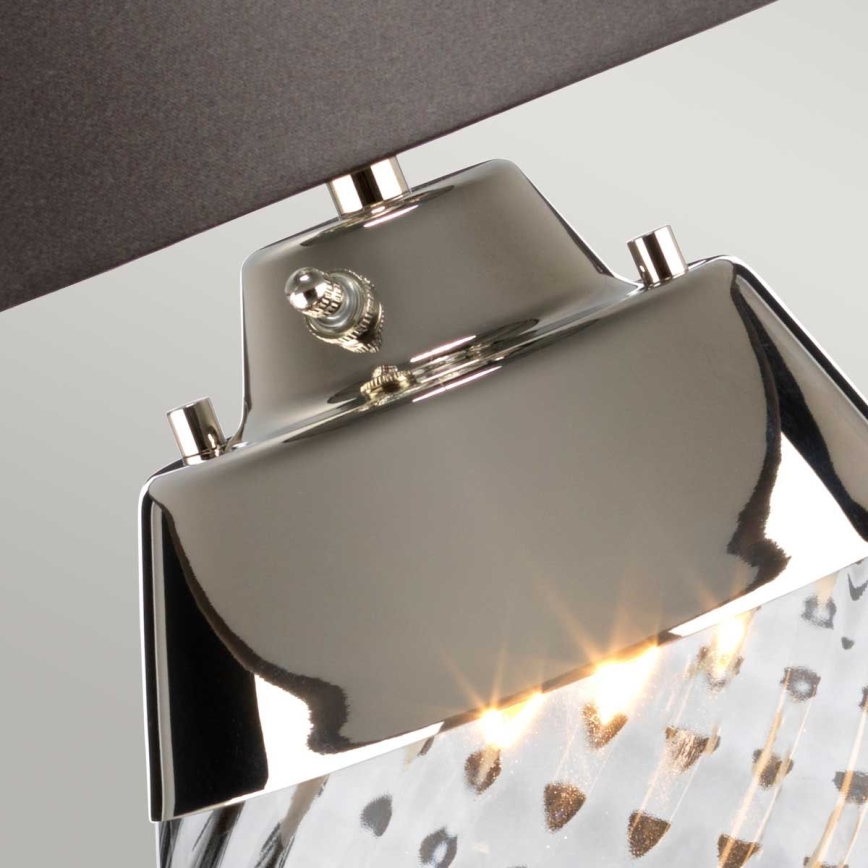 Elstead - Lámpara de mesa LED LENA 1xE27/40W/230V + 1xGU10/7W 74 cm gris